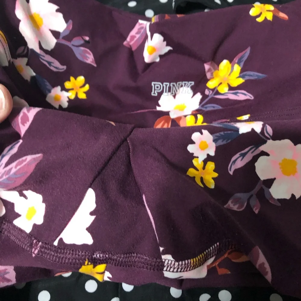 PINK Victoria’s Secret floral leggings women’s size medium - Picture 8 of 8